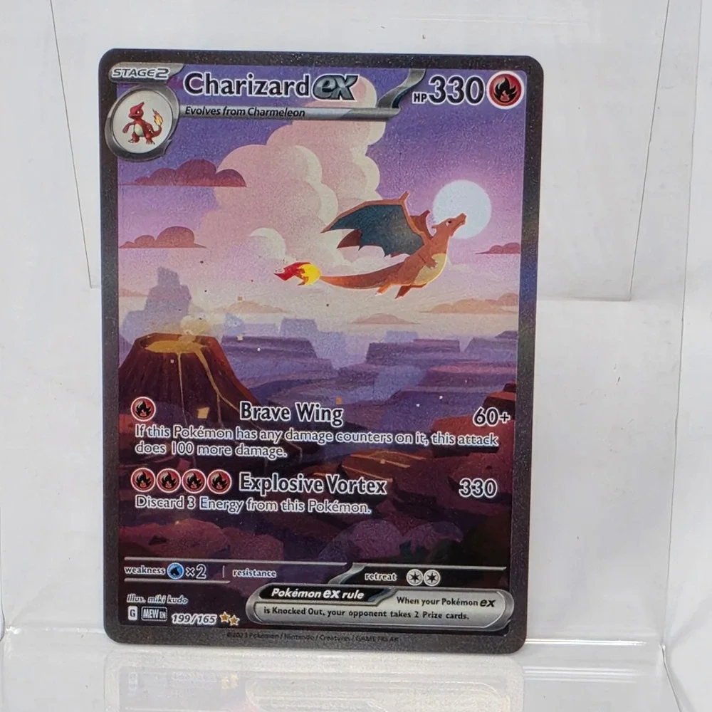Pokemon Charizard ex - 199/165 - SV: Scarlet & Violet 151 (MEW)